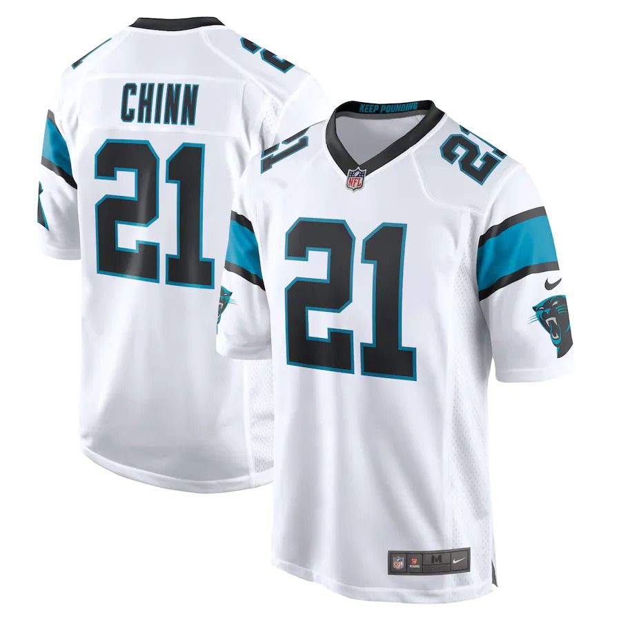 Men Carolina Panthers #21 Jeremy Chinn Nike White Game Player NFL Jersey->carolina panthers->NFL Jersey